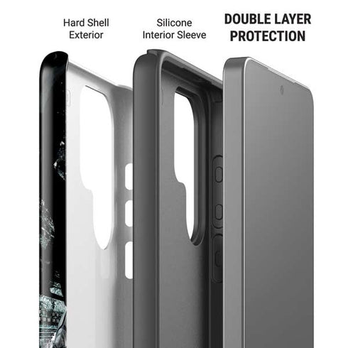 The Dark Knight Rises Batman and Bane Fighting Galaxy S26 Ultra Impact Case