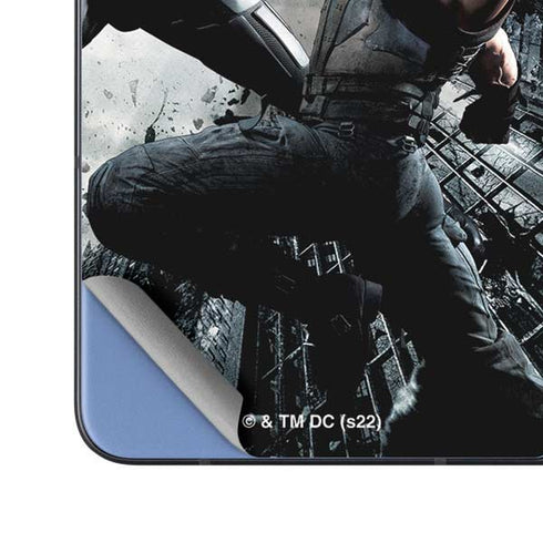 The Dark Knight Rises Batman and Bane Fighting Galaxy Z Fold5 5G Skin