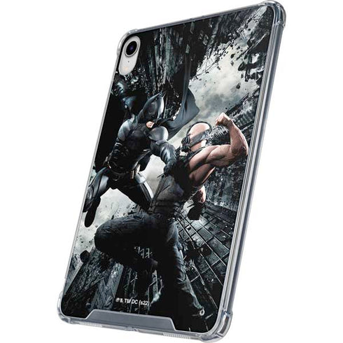 The Dark Knight Rises Batman and Bane Fighting iPad 11th Gen (2025) Clear Case