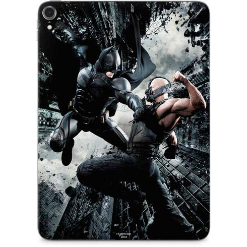 The Dark Knight Rises Batman and Bane Fighting Apple iPad Pro Skin