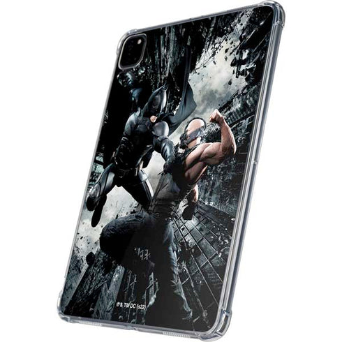 The Dark Knight Rises Batman and Bane Fighting iPad Pro 11in (2024) Clear Case