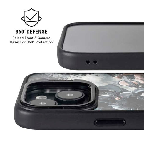 The Dark Knight Rises Batman and Bane Fighting iPhone 13 Kickstand Case