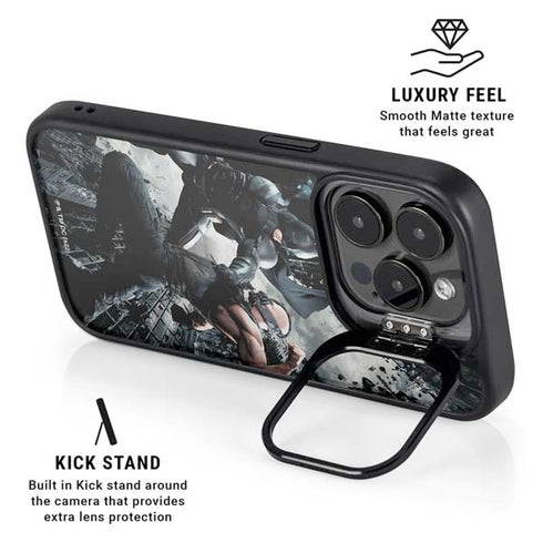 The Dark Knight Rises Batman and Bane Fighting iPhone 13 Pro Kickstand Case