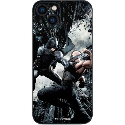 The Dark Knight Rises Batman and Bane Fighting iPhone Skins