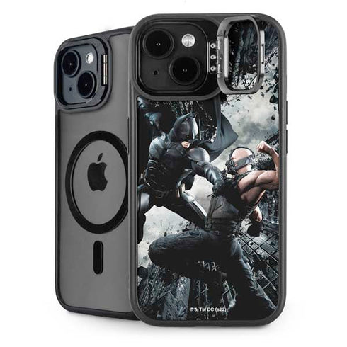 The Dark Knight Rises Batman and Bane Fighting iPhone 15 Kickstand Case