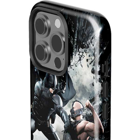 The Dark Knight Rises Batman and Bane Fighting iPhone 15 Pro Impact Case