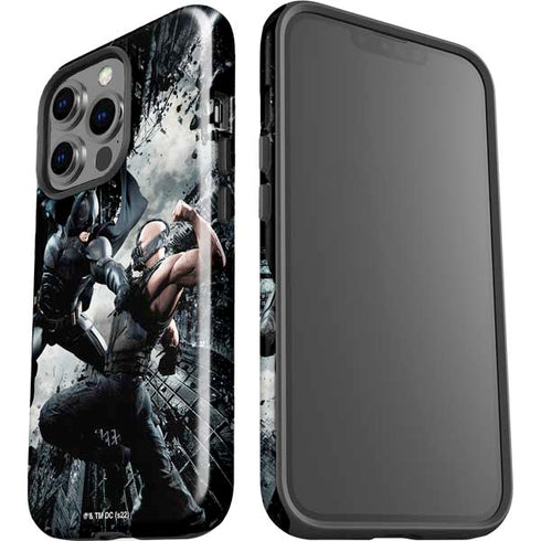 The Dark Knight Rises Batman and Bane Fighting iPhone 15 Pro Impact Case