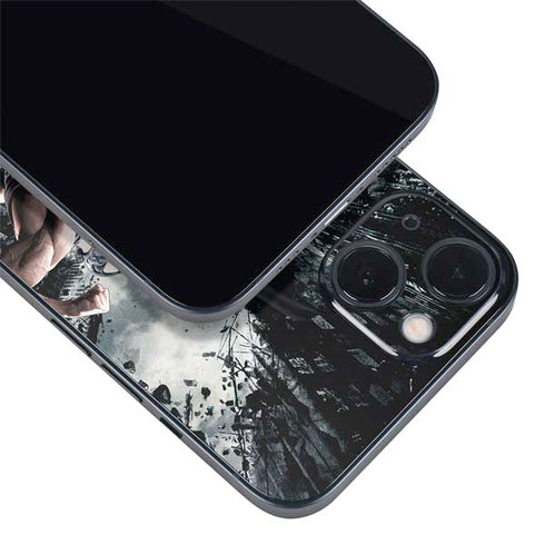The Dark Knight Rises Batman and Bane Fighting iPhone 15 Skin
