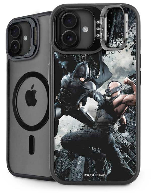 The Dark Knight Rises Batman and Bane Fighting iPhone 16 Kickstand Case