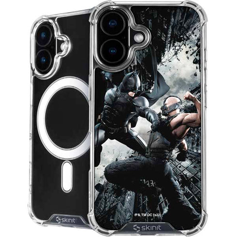 The Dark Knight Rises Batman and Bane Fighting iPhone 16 MagSafe Case