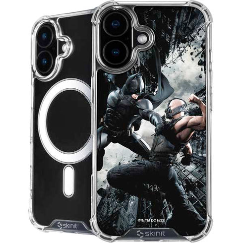 The Dark Knight Rises Batman and Bane Fighting iPhone 16 Plus MagSafe Case