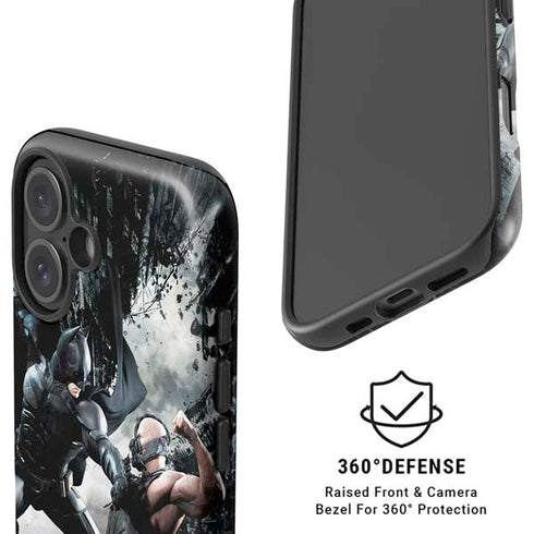 The Dark Knight Rises Batman and Bane Fighting iPhone 16 Plus Magsafe Impact Case