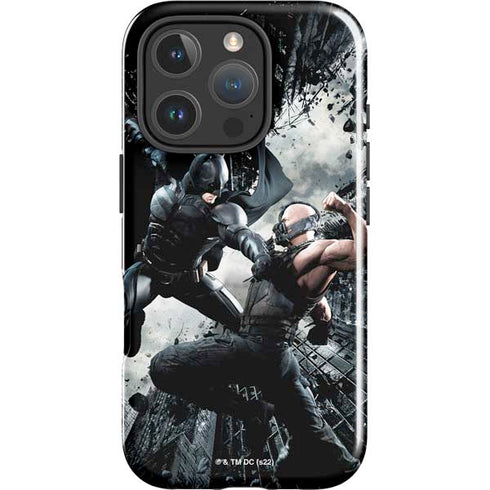 The Dark Knight Rises Batman and Bane Fighting iPhone 16 Pro Impact Case