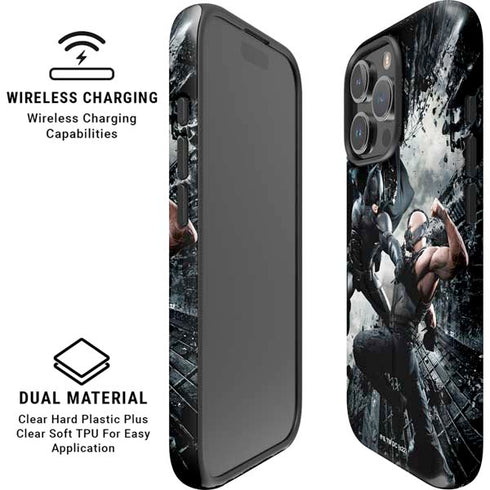 The Dark Knight Rises Batman and Bane Fighting iPhone 16 Pro Magsafe Impact Case