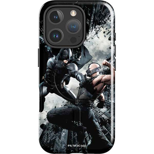 The Dark Knight Rises Batman and Bane Fighting iPhone 16 Pro Max Magsafe Impact Case