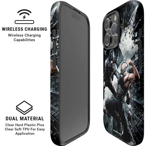 The Dark Knight Rises Batman and Bane Fighting iPhone 16 Pro Max Magsafe Impact Case