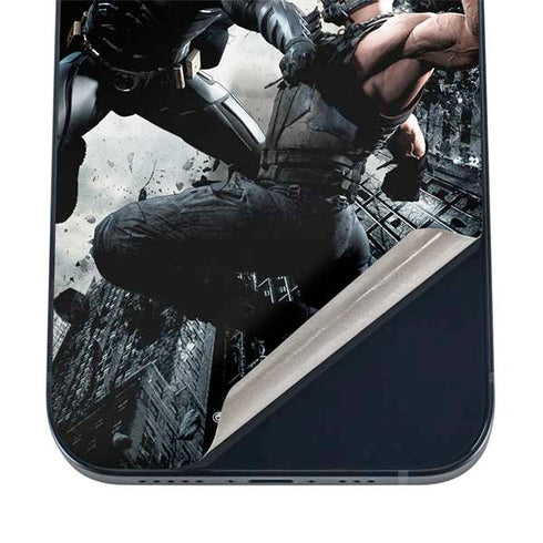 The Dark Knight Rises Batman and Bane Fighting iPhone 16 Skin