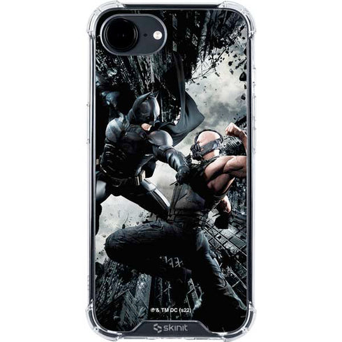 The Dark Knight Rises Batman and Bane Fighting iPhone 16e Clear Case