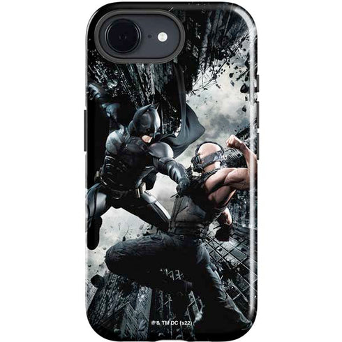 The Dark Knight Rises Batman and Bane Fighting iPhone 16e Impact Case