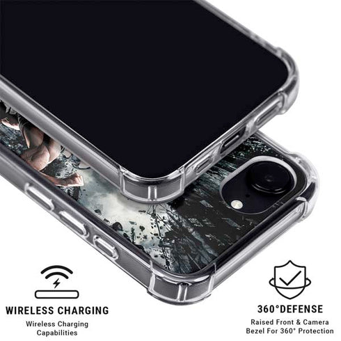 The Dark Knight Rises Batman and Bane Fighting iPhone 16e MagSafe Case