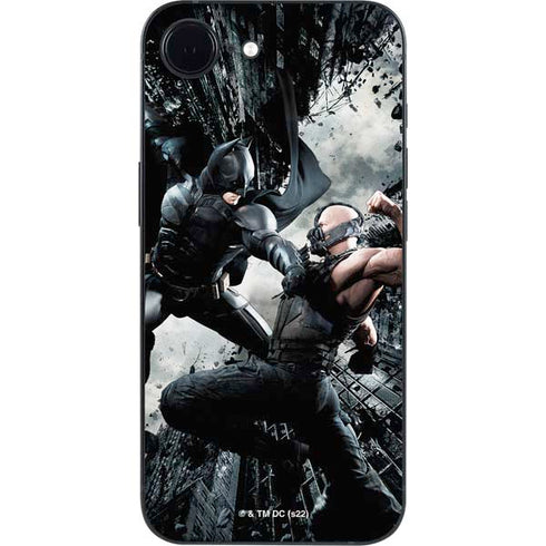 The Dark Knight Rises Batman and Bane Fighting iPhone 16e Skin