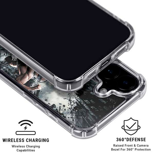 The Dark Knight Rises Batman and Bane Fighting iPhone 17 MagSafe Case