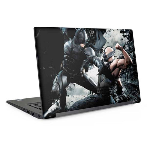 The Dark Knight Rises Batman and Bane Fighting Dell Latitude Skin