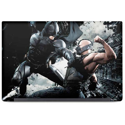 The Dark Knight Rises Batman and Bane Fighting Dell Latitude Skin