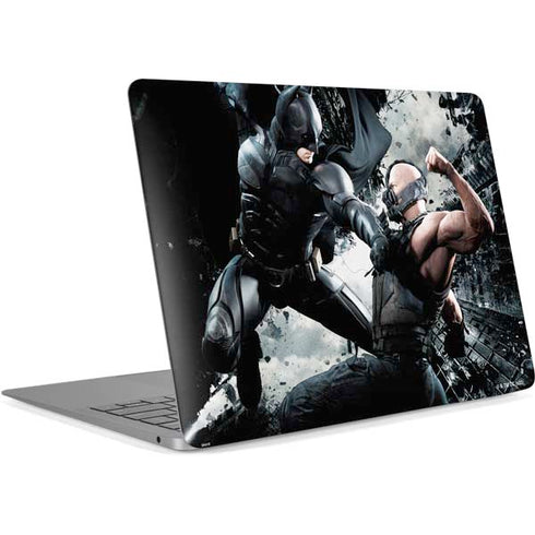 The Dark Knight Rises Batman and Bane Fighting Apple MacBook Air Skin