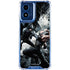 The Dark Knight Rises Batman and Bane Fighting Moto G 5G (2024) Clear Case