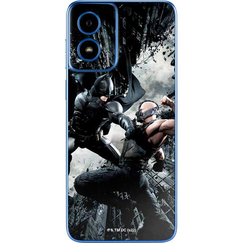 The Dark Knight Rises Batman and Bane Fighting Moto G Play 4G (2024) Skin