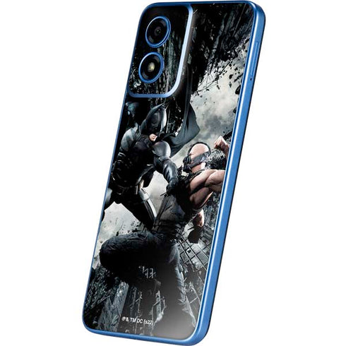 The Dark Knight Rises Batman and Bane Fighting Moto G Play 4G (2024) Skin