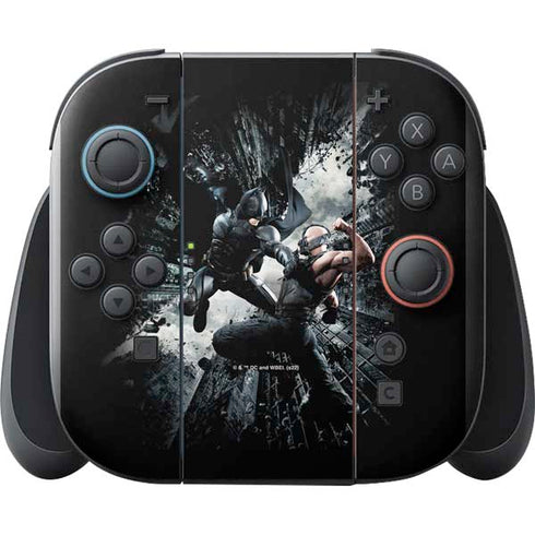 The Dark Knight Rises Batman and Bane Fighting Nintendo Switch 2 (2025) with Joy-Con Skin