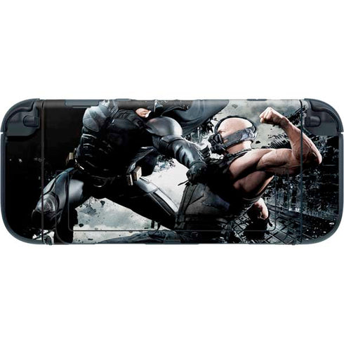 The Dark Knight Rises Batman and Bane Fighting Nintendo Switch 2 (2025) with Joy-Con Skin