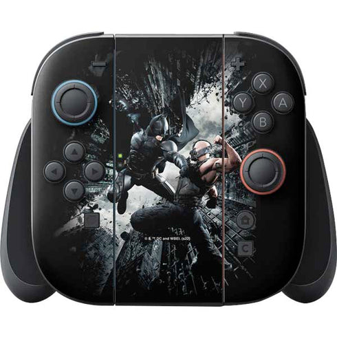 The Dark Knight Rises Batman and Bane Fighting Nintendo Switch 2 (2025) Joy-Con Controller Skin