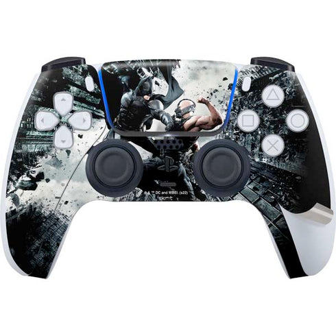 The Dark Knight Rises Batman and Bane Fighting PS5 Pro Bundle Skin