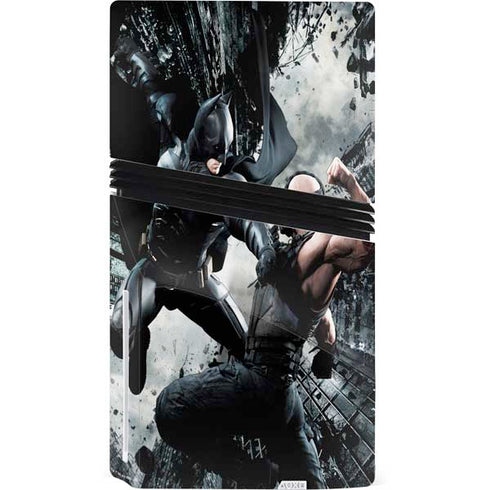 The Dark Knight Rises Batman and Bane Fighting PS5 Pro Disk Bundle Skin