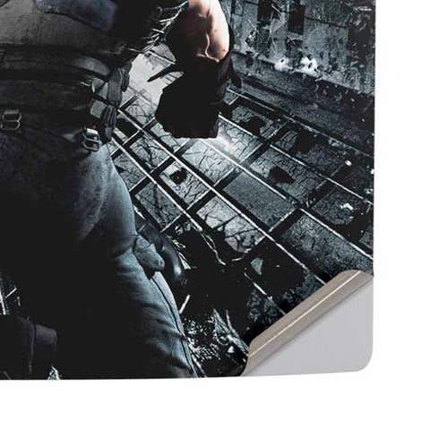 The Dark Knight Rises Batman and Bane Fighting PS5 Pro Disk Console Skin
