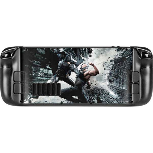 The Dark Knight Rises Batman and Bane Fighting Steam Deck Handheld Gaming Computer Skin
