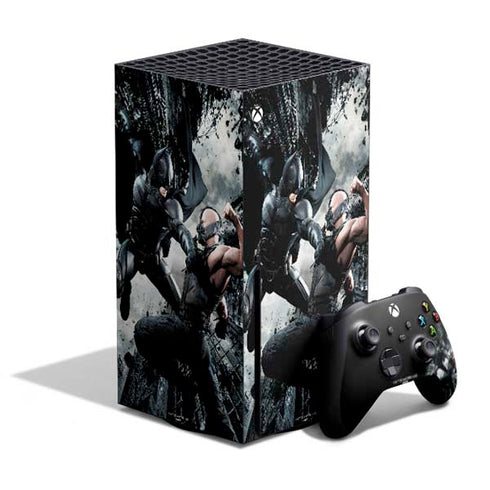 The Dark Knight Rises Batman and Bane Fighting Xbox Series X Bundle Skin