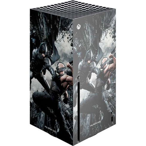 The Dark Knight Rises Batman and Bane Fighting Xbox Series X Skins