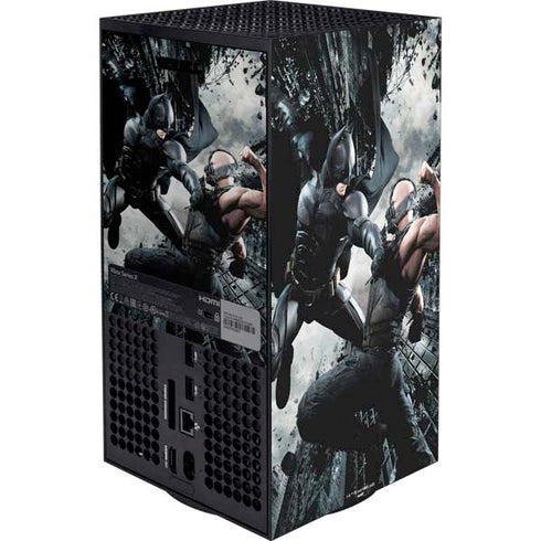 The Dark Knight Rises Batman and Bane Fighting XBox Series X Digital Edition Bundle Skin