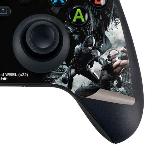 The Dark Knight Rises Batman and Bane Fighting XBox Series X Digital Edition Bundle Skin