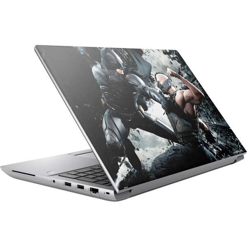 The Dark Knight Rises Batman and Bane Fighting HP ZBook Fury 16 G10 Skin