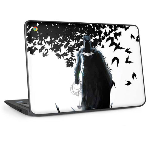 DC Comics Batman Holding batarang Art HP Chromebook Skin
