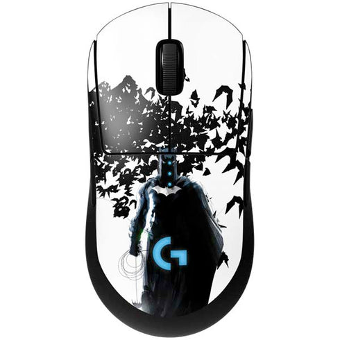 DC Comics Batman Holding batarang Art G Pro Wireless Gaming Mouse Skin