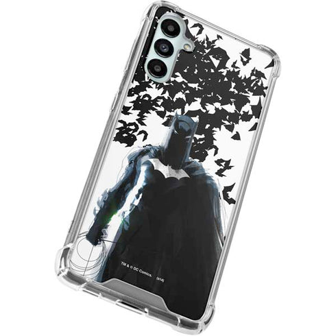 DC Comics Batman Holding batarang Art Gabb Phone 4 Clear Case