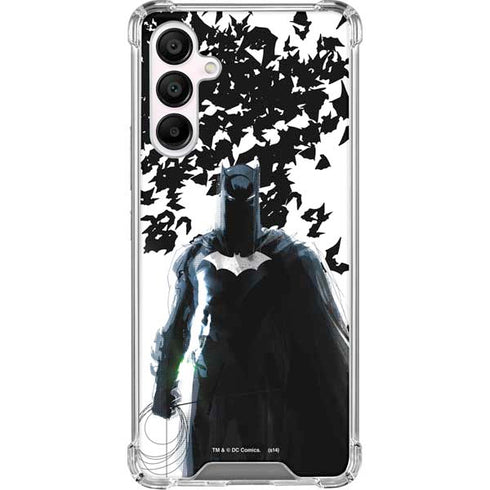 DC Comics Batman Holding batarang Art Galaxy A16 5G Clear Case