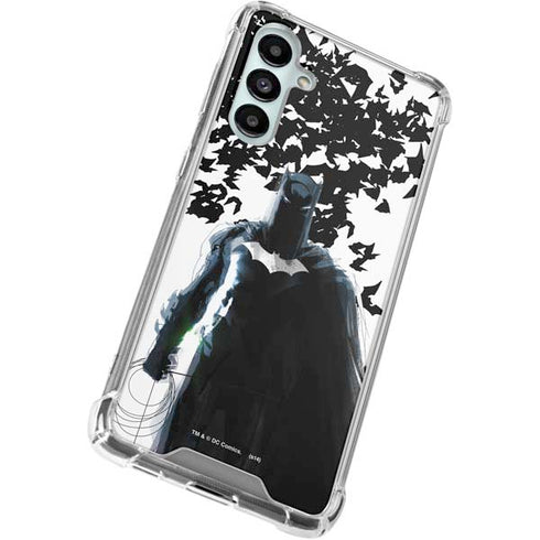 DC Comics Batman Holding batarang Art Galaxy A16 5G Clear Case