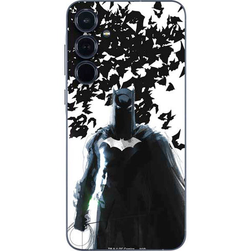 DC Comics Batman Holding batarang Art Galaxy A35 5G Skin
